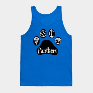 Panthers sports paw Tank Top